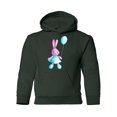thumbnail image 1 of Bunny With Balloon Hoodie Juniors -Image by Shutterstock,  Medium, 1 of 4