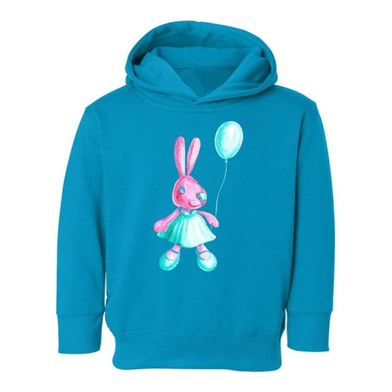 Bunny With Balloon Hoodie Toddler -Image by Shutterstock, 4 Toddler