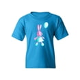 thumbnail image 1 of Bunny With Balloon T-Shirt Juniors -Image by Shutterstock,  x-Small, 1 of 4