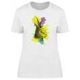 thumbnail image 1 of Bunny With Splattered Paint T-Shirt Women -Image by Shutterstock, Female Small, 1 of 2