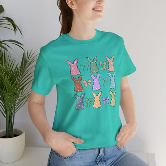 Bunny Women T-shirts, Easter T-shirts, Easter Women T-shirts, Easter Gifts