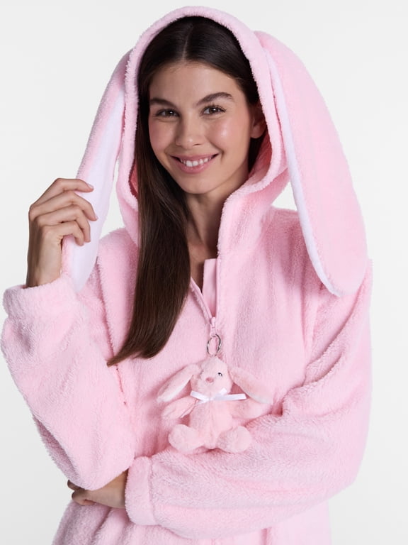 Bunny Women’s Union Suit from Way To Celebrate, Sizes XS-3X