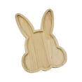 thumbnail image 1 of Bunny Wooden Charcuterie Board, Rustic Rabbit Shaped Serving Platter, Decorative Wooden Tray for Holiday Snacks Dessert Appetizer Party Table Decor, 1 of 10