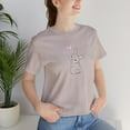 thumbnail image 1 of Bunny and Heart T-shirts, Easter Women T-shirts, Easter Gifts, Mom T-shirts, 1 of 6