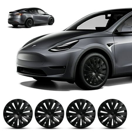BunnyBird Tesla Hubcaps - 19-inch Model Y Wheel Cover - PC+ABS Composite Material Rim Protector - Premium Car Accessories - Single Replacement Piece