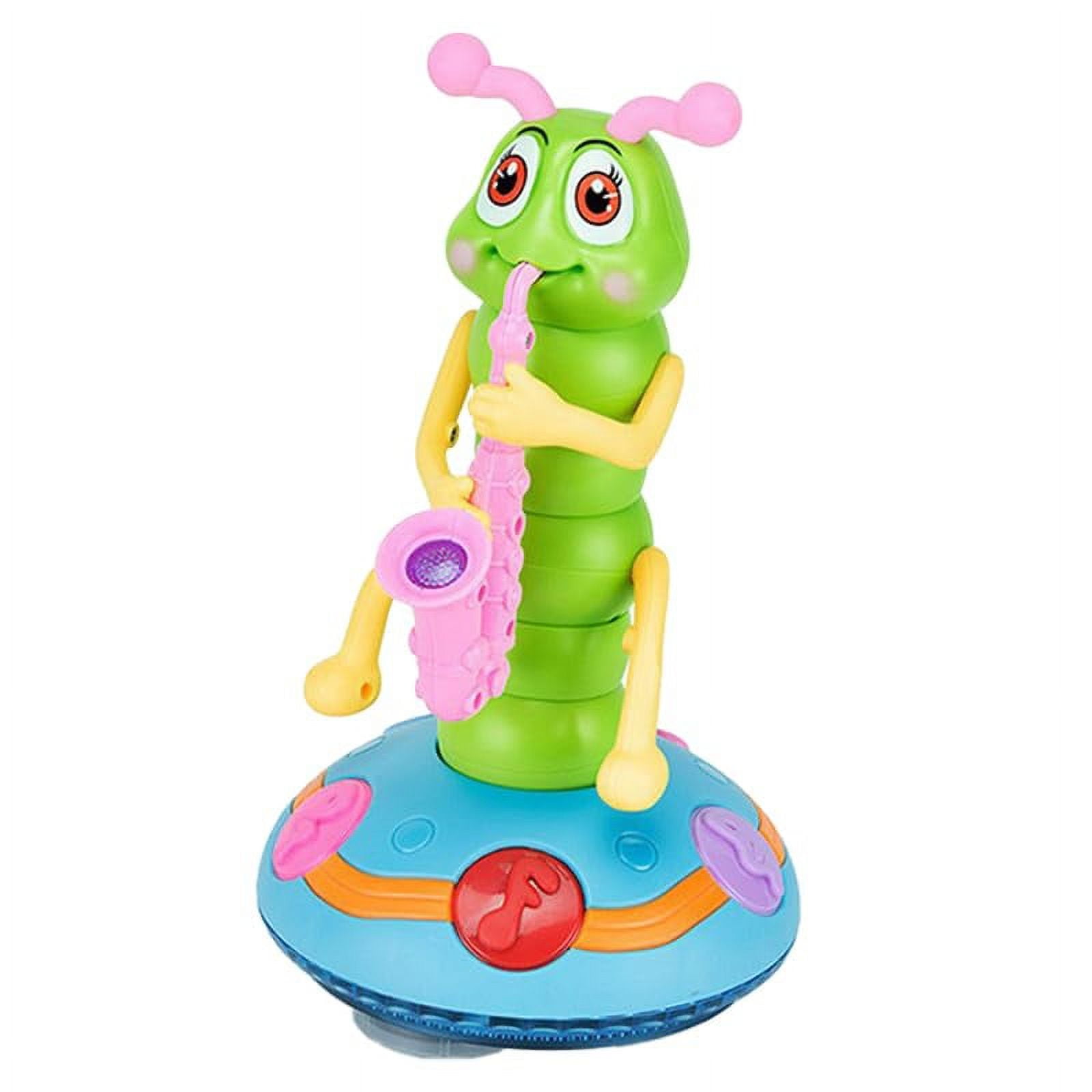 BunnyPony Electric Caterpillar Saxophone Toys, Dancing Saxophone
