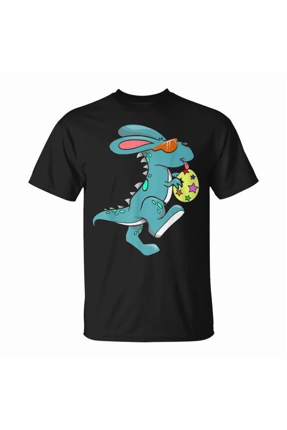 Bunnysaurus Easter Rex Bunny Egg Hunting Rabbit TShirt