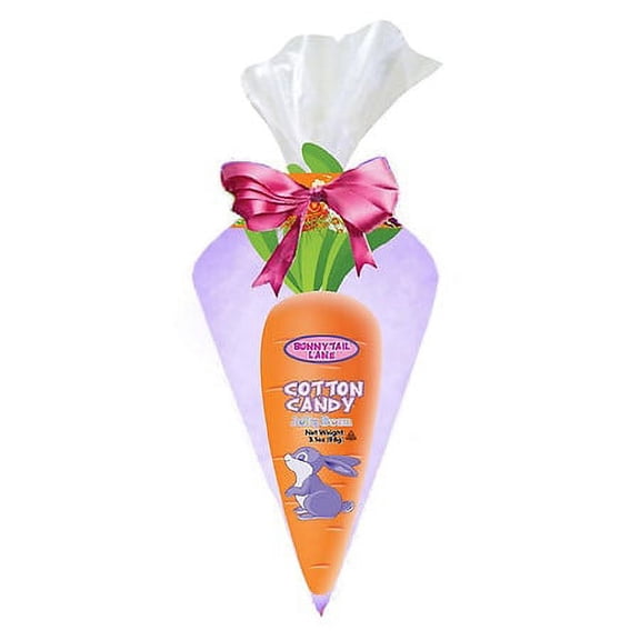 Bunnytail Lane Cherry Red Jelly Bean Flavored Cotton Candy 3.1 oz