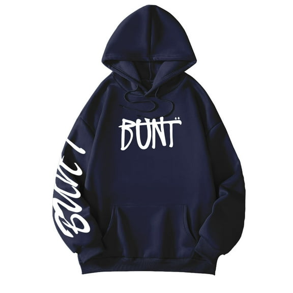 Bunt Logo Hoodie Unisex Hooded Sweatshirt Long Sleeve Tracksuit Pullover Coat
