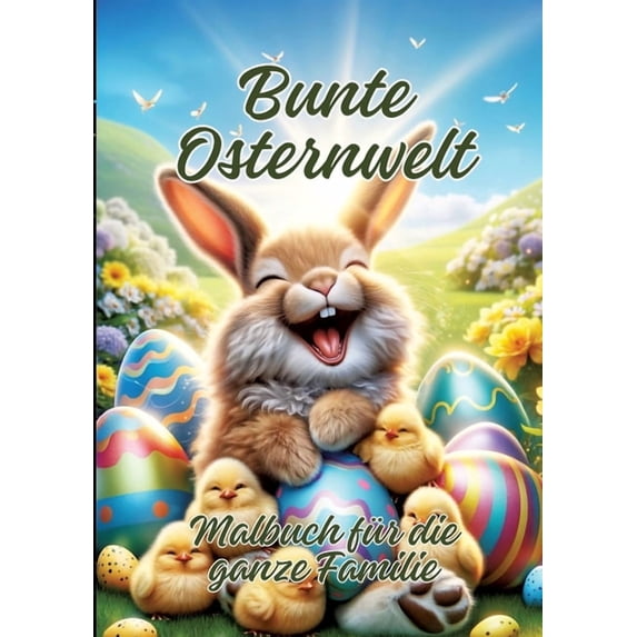 Bunte Osternwelt: Malbuch für die ganze Familie, (Paperback)