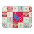 thumbnail image 1 of Bunting Love Machine Washable Memory Foam Mat Red, 1 of 4