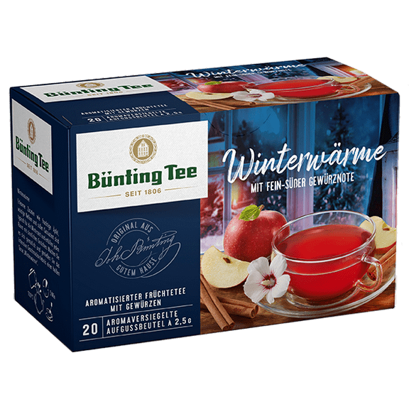 Bunting tea WINTER WARMTH fruit tea from Germany -1 box-