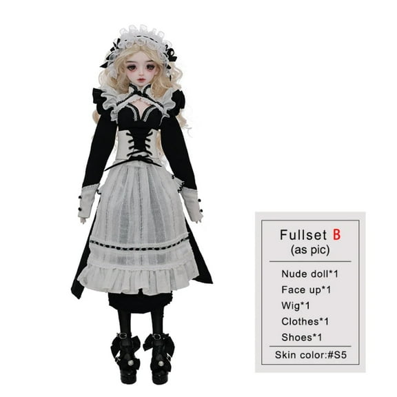 Bunton Bjd Doll 1/4 Huagao Anime Toy Joint Body DIY Girls Gift Anime Doll Blythe Movable BJD