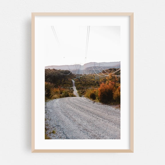 Bunyip Roads - Gentle Annie Victoria Australia Photography Landscape Nature Rural Wilderness Autumn Scenic Countryside Oak Framed Wall Art Print 20 x 30 inches