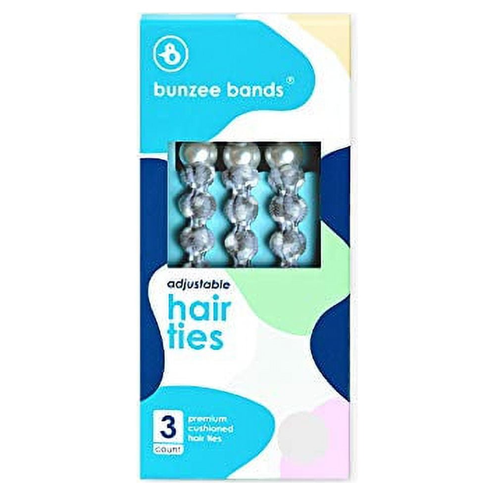 Bunzee Bands Small Hair Ties for Thick, Curly, Natural Hair Cushioned No Damage Ponytail