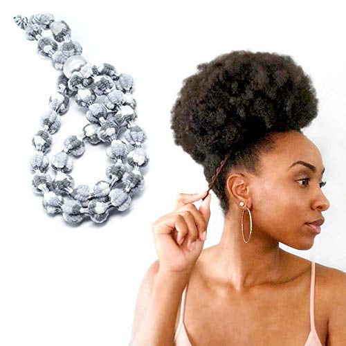 Bunzee Bands - Thick Hair Ties for Natural Hair - Curly Hair Accessories  for Women - Patented Adjustable Hair Ties for Thick Hair - Perfect for  Ponytails, Buns, Soft Locs, Dreads 