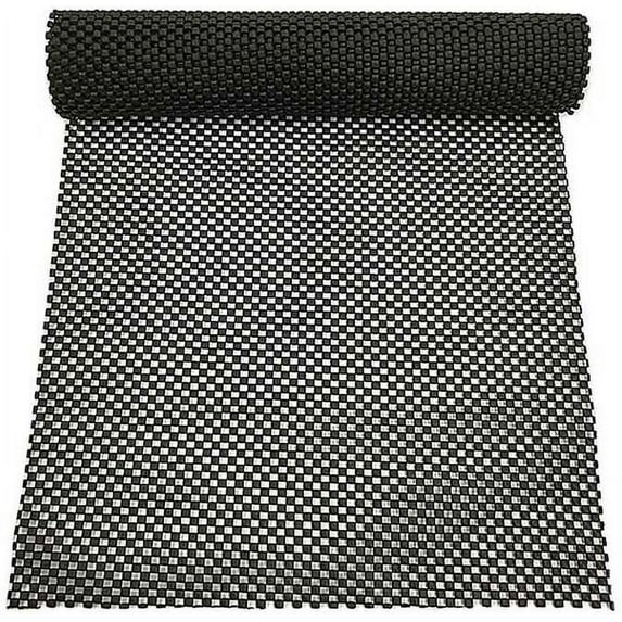 Bunzl Prime Source Black Mesh Shelf Liner, 36 x 60 inch -- 1 roll.