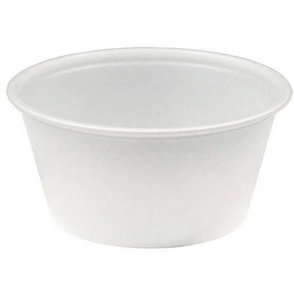 Bunzl Prime Source Polypropylene Clear Portion Cup, 4 Ounce -- 2500 per case.