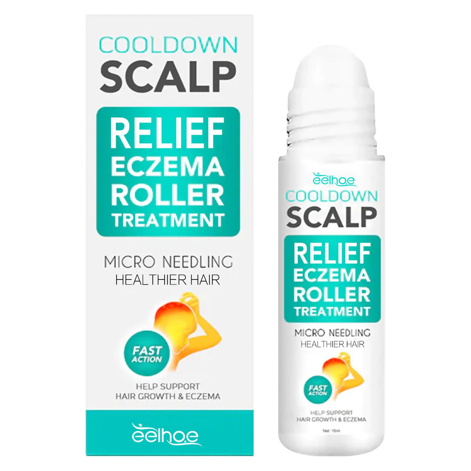 Buodes Clearance Scalp Eczema Care Roller, Hair Growth Roller, Used To