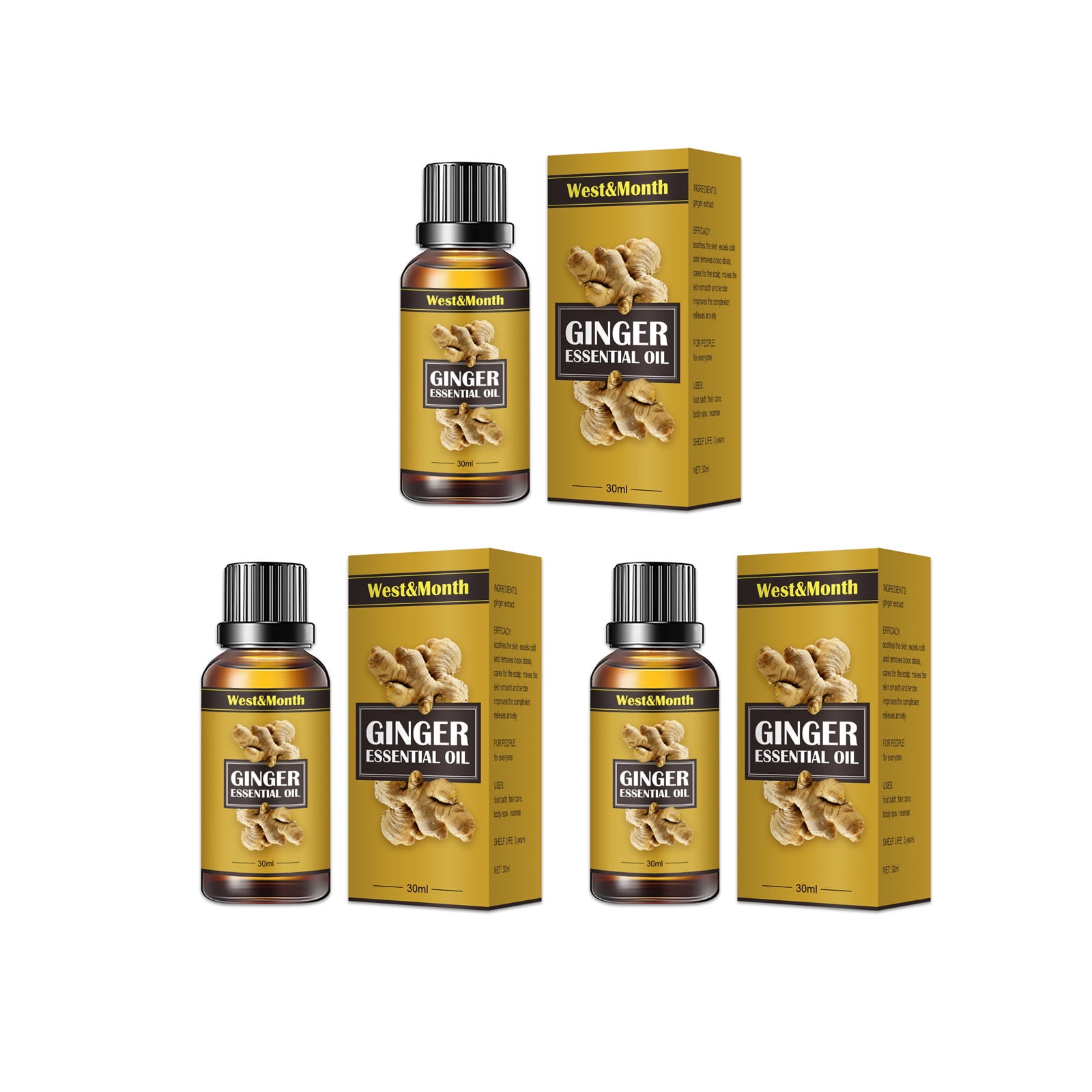 Buodes Clearance Slimming Ginger Oil Belly Ginger Oil Ginger Oil Belly