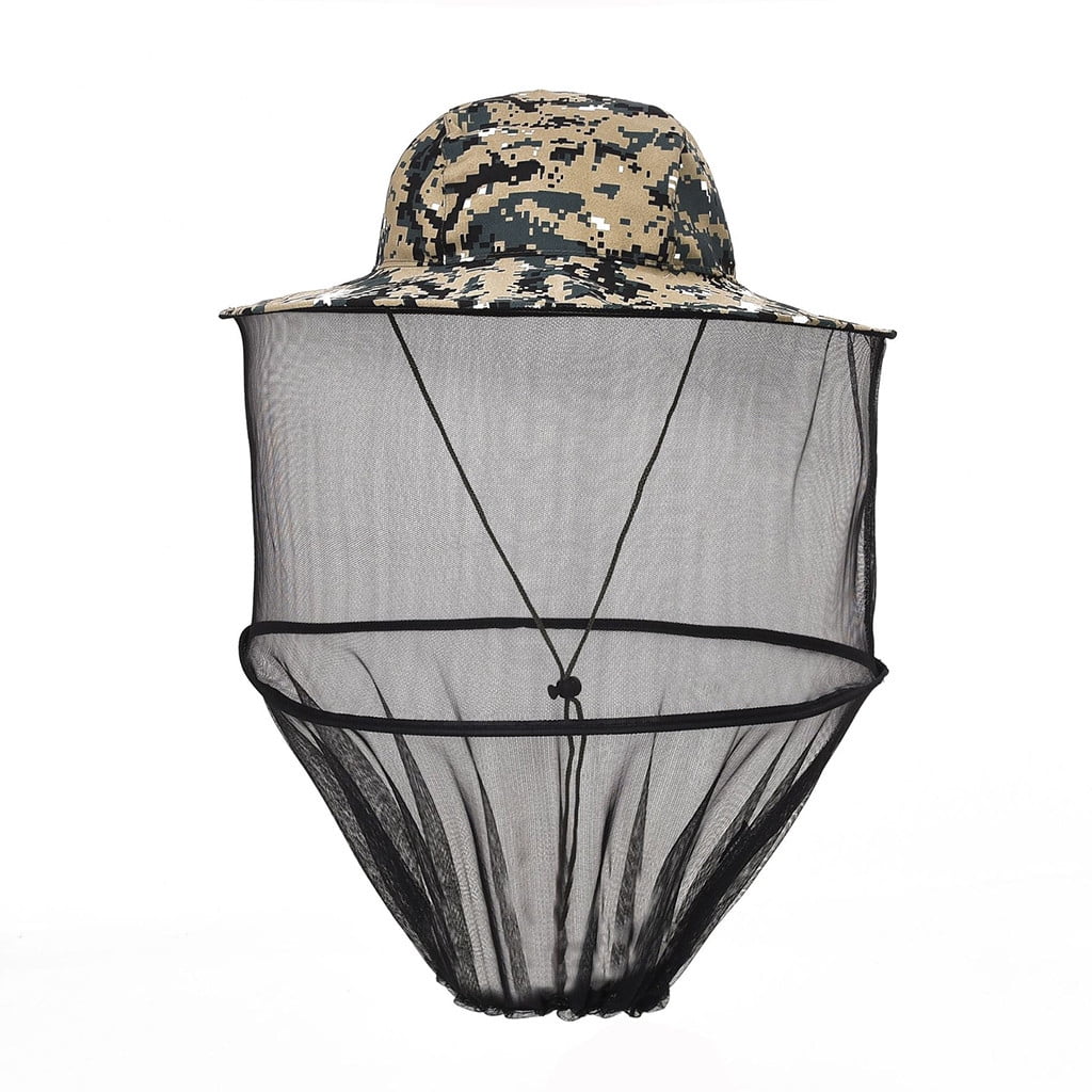 Buodes Fishing Net Mosquito Net Hat Hat Sun Hat With Hidden Net From Fishing Hats Summer Savings Clearance Walmart