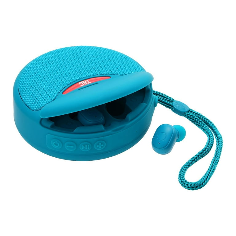 Buodes Headphones for Kids Mini Wireless Bluetooth Speaker Wireless Earphone Two in One Stereo Hands Free Earbuds