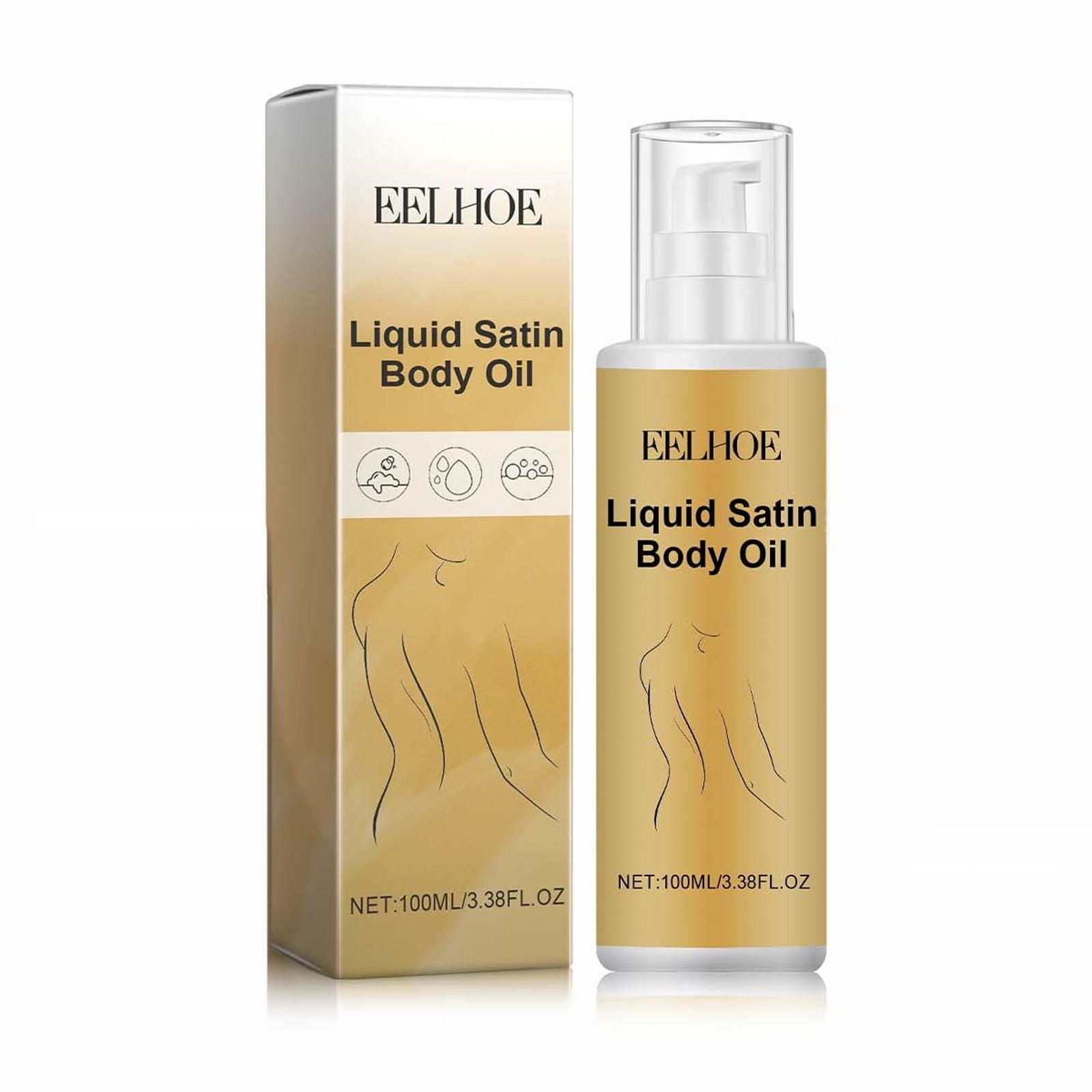 Buodes Summer Saving Clearance Liquid Silk Body Essence Oil Liquid Satin Body Oil Easy To Absorb