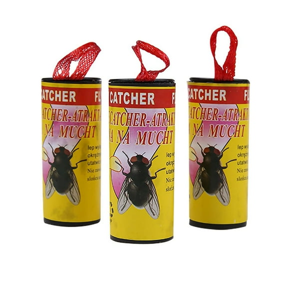 Buodes Summer Savings Sticky Insect Glue Paper Catcher Trap Gnat Hanging Mosquito Trap Insect Killers For Outdoo(4Rolls)