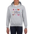 thumbnail image 1 of Buon Ferragosto Beach Fun Hoodie Juniors -Image by Shutterstock,  Large, 1 of 4