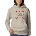 thumbnail image 1 of Buon Ferragosto Beach Fun Hoodie Women -Image by Shutterstock, Female x-Large, 1 of 4