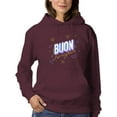 thumbnail image 1 of Buon Ferragosto Beach Objects Hoodie Women -Image by Shutterstock, Female 3X-Large, 1 of 4