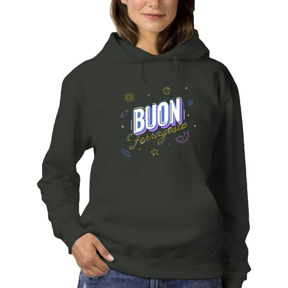 Buon Ferragosto Beach Objects Hoodie Women -Image by Shutterstock, Female Small