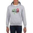 thumbnail image 1 of Buon Ferragosto Brush Paint Hoodie Juniors -Image by Shutterstock,  Small, 1 of 4