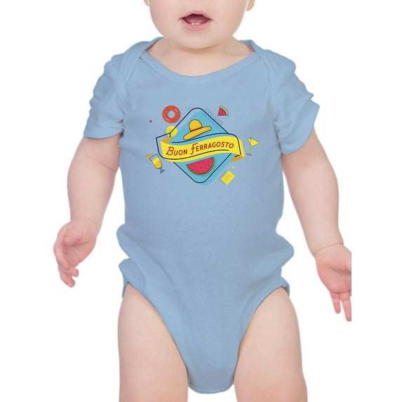 Buon Ferragosto Cocktails Bodysuit Infant -Image by Shutterstock, 6 Months