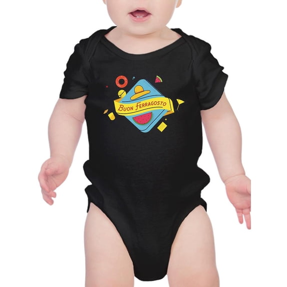 Buon Ferragosto Cocktails Bodysuit Infant -Image by Shutterstock, 6 Months