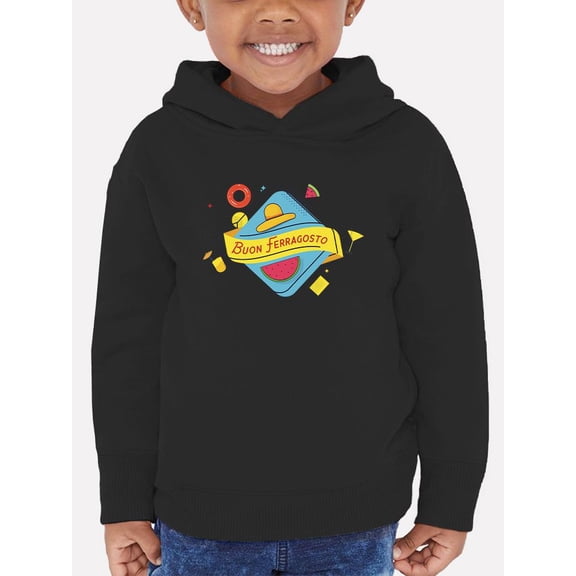 Buon Ferragosto Cocktails Hoodie Toddler -Image by Shutterstock,  5 Toddler