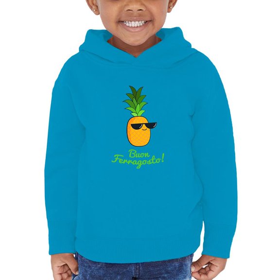 Buon Ferragosto Cool Ananas Hoodie Toddler -Image by Shutterstock, 2 Toddler