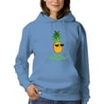thumbnail image 1 of Buon Ferragosto Cool Ananas Hoodie Women -Image by Shutterstock, Female 5X-Large, 1 of 4