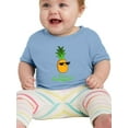 thumbnail image 1 of Buon Ferragosto Cool Ananas T-Shirt Infant -Image by Shutterstock,  12 Months, 1 of 4