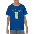 thumbnail image 1 of Buon Ferragosto Cool Drink T-Shirt Juniors -Image by Shutterstock,  Large, 1 of 4