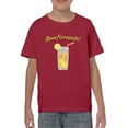 thumbnail image 1 of Buon Ferragosto Cool Drink T-Shirt Juniors -Image by Shutterstock,  x-Large, 1 of 4