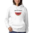thumbnail image 1 of Buon Ferragosto Cool Watermelon Hoodie Women -Image by Shutterstock, Female x-Large, 1 of 4