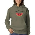 thumbnail image 1 of Buon Ferragosto Cool Watermelon Hoodie Women -Image by Shutterstock, Female x-Large, 1 of 4