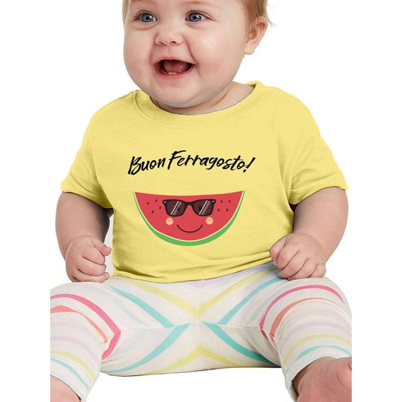 Buon Ferragosto Cool Watermelon T-Shirt Infant -Image by Shutterstock, 18 Months