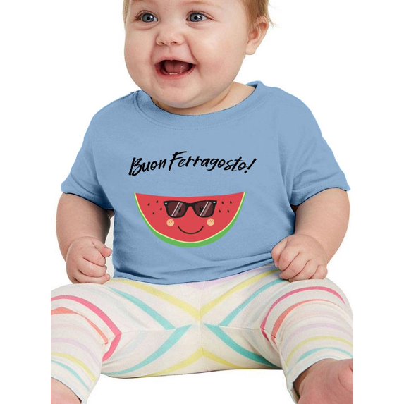 Buon Ferragosto Cool Watermelon T-Shirt Infant -Image by Shutterstock, 24 Months