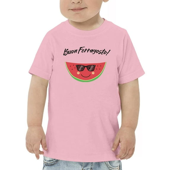 Buon Ferragosto Cool Watermelon T-Shirt Toddler -Image by Shutterstock, 3 Toddler