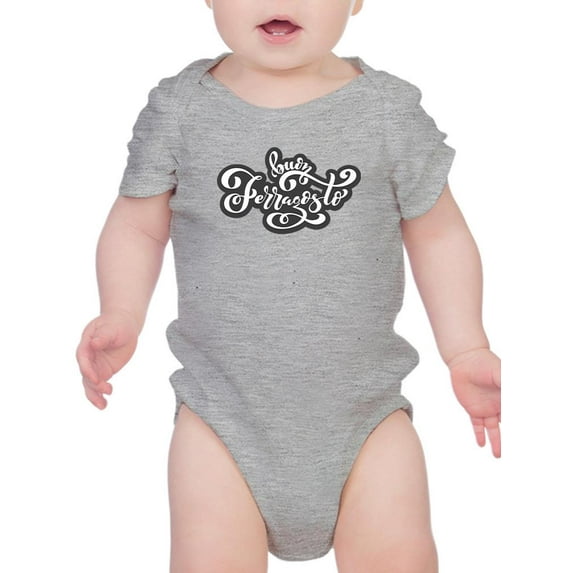 Buon Ferragosto Curvy Text Bodysuit Infant -Image by Shutterstock, 6 Months