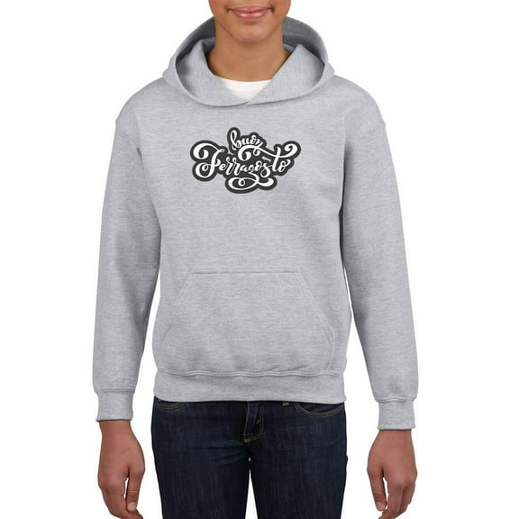 Buon Ferragosto Curvy Text Hoodie Juniors -Image by Shutterstock,  x-Large