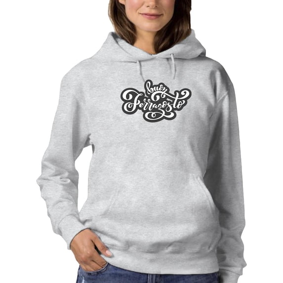 Buon Ferragosto Curvy Text Hoodie Women -Image by Shutterstock, Female Small