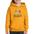 thumbnail image 1 of Buon Ferragosto Cute Gnomes Hoodie Juniors -Image by Shutterstock,  Small, 1 of 4